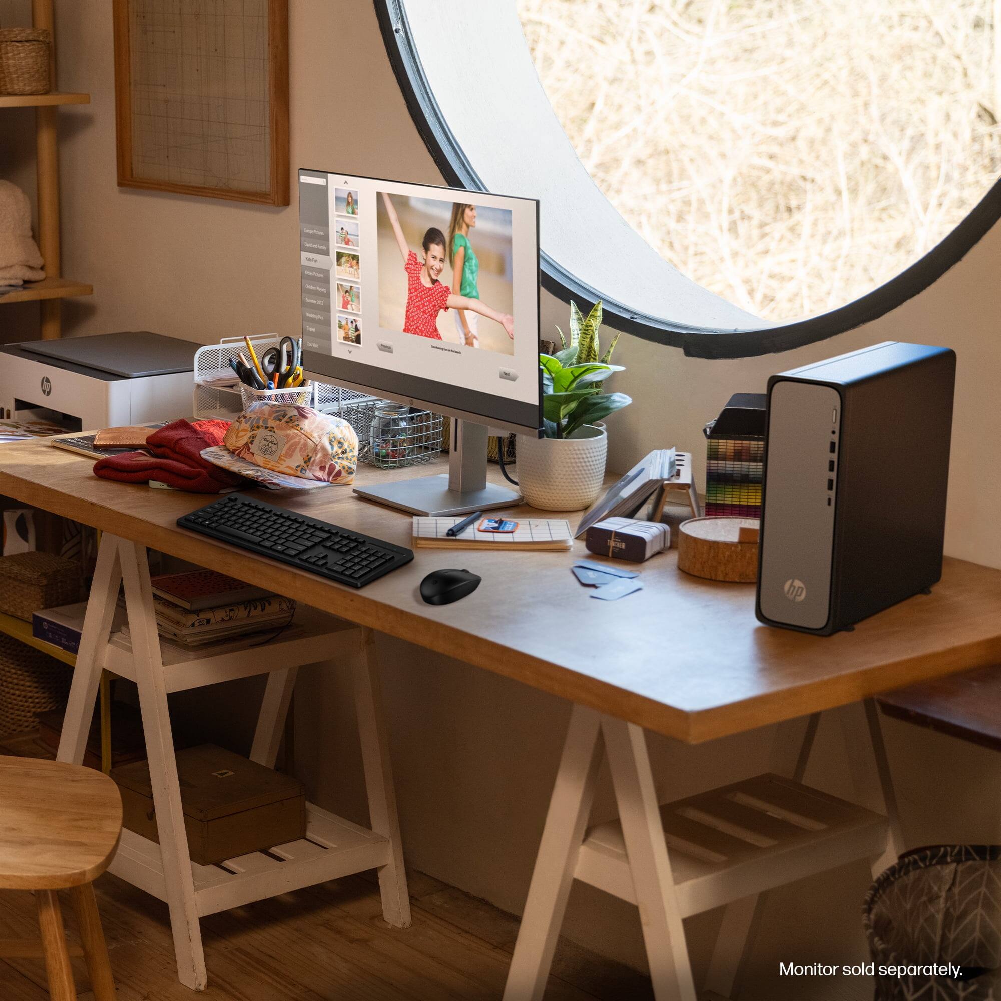 Monitor sold separately.
