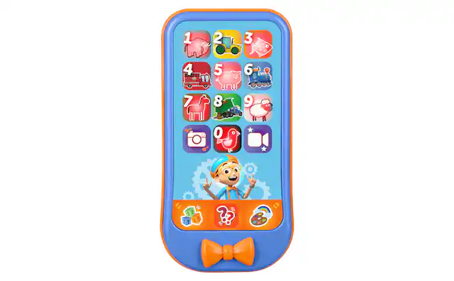 Front. eKids - eKids Blippi Kids Phone with Preschool Learning Activities.
