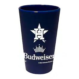 WinCraft - Houston Astros MLB x Budweiser 16oz. Silicone Pint Glass - Multicolor