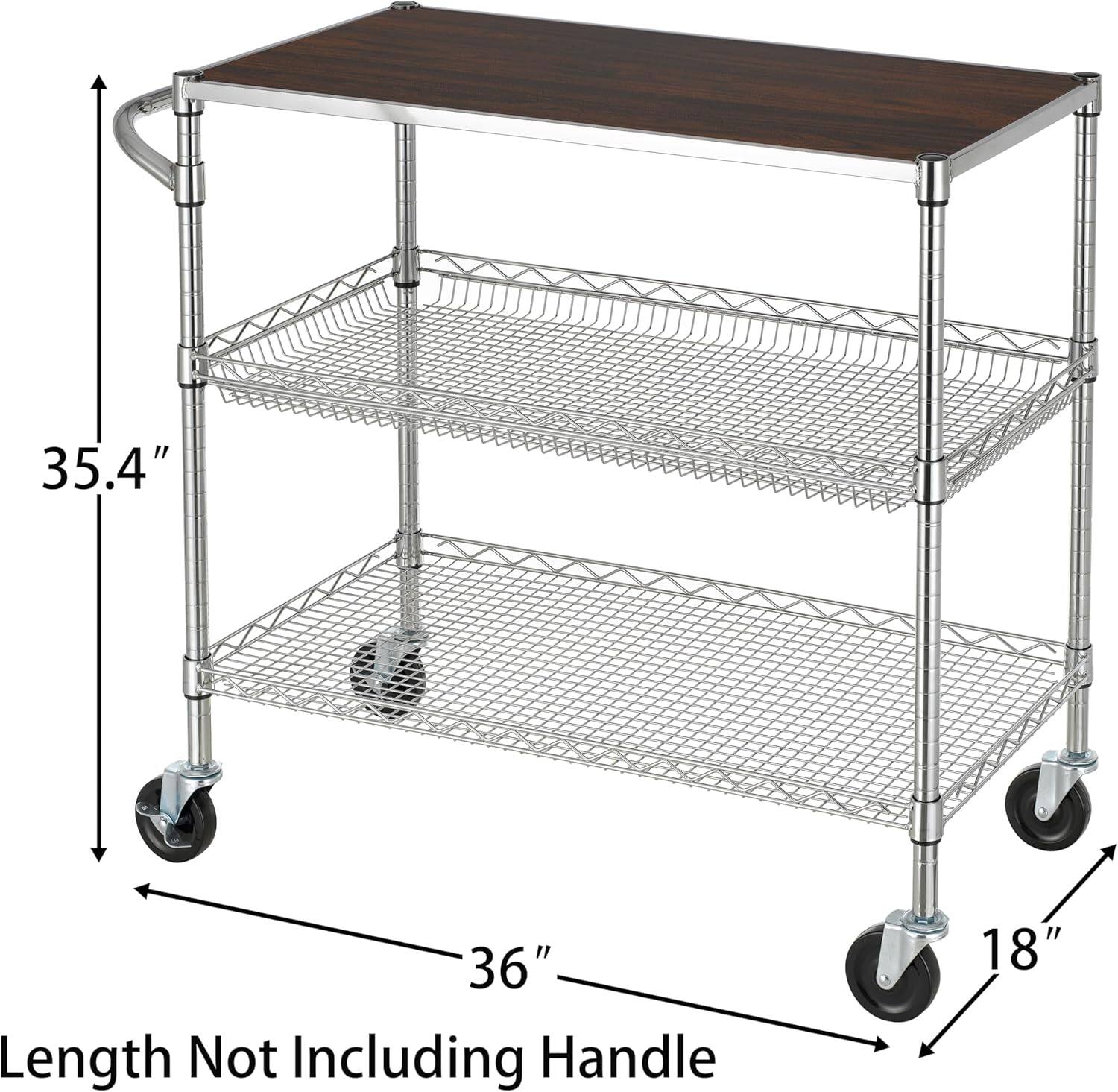 35.4"  
36" Length Not Including Handle  
18"