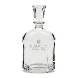 Jardine - Bradley Braves 23.75oz. Crystal Whisky Decanter - Multicolor