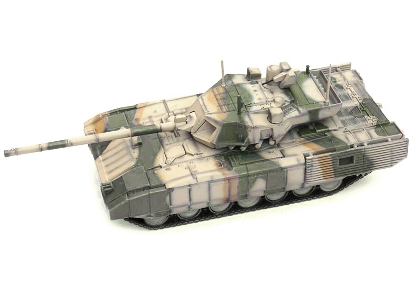 Left. Panzerkampf - Russian T14 Armata MBT (Main Battle Tank) Multi-Camouflage "Armor Premium" Series 1/72 Diecast Model by Panzerkampf - Multi-Camouflage.