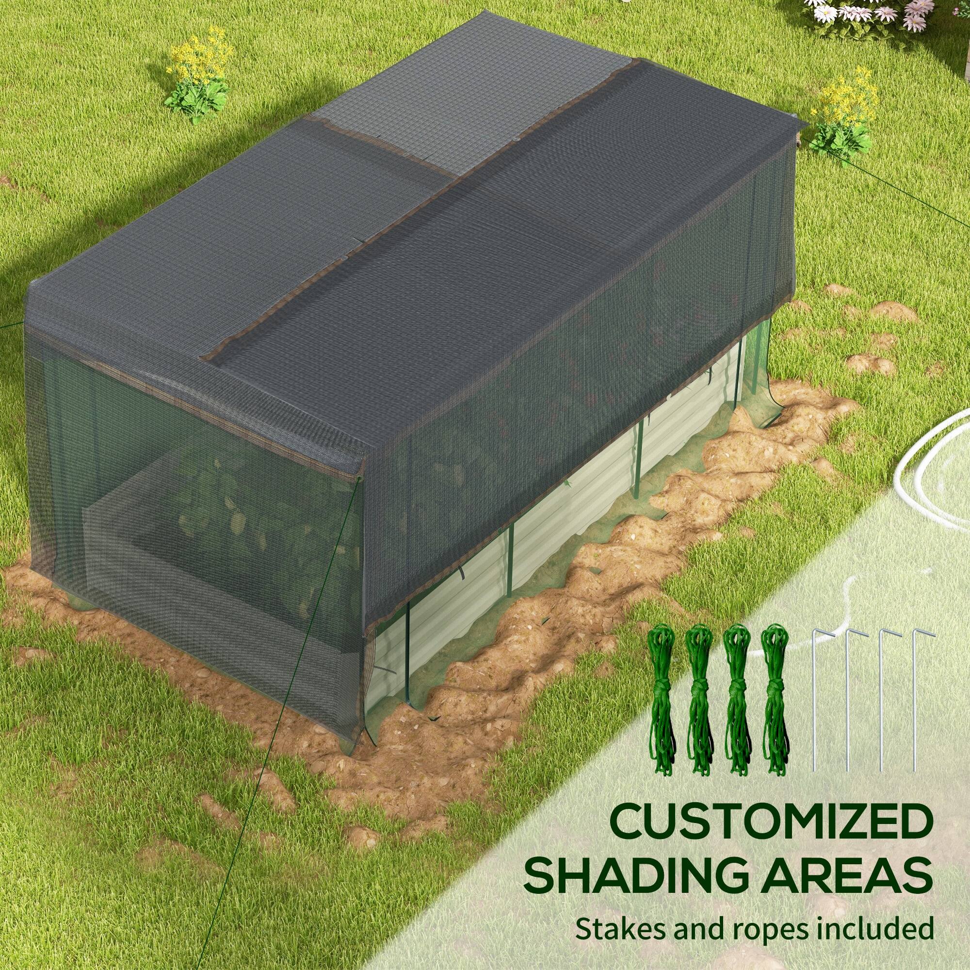 CUSTOMIZED SHADING AREAS
Stakes and ropes included