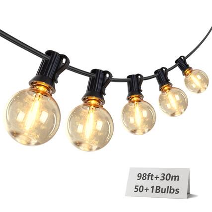 98ft + 30m
50 + 1 Bulbs