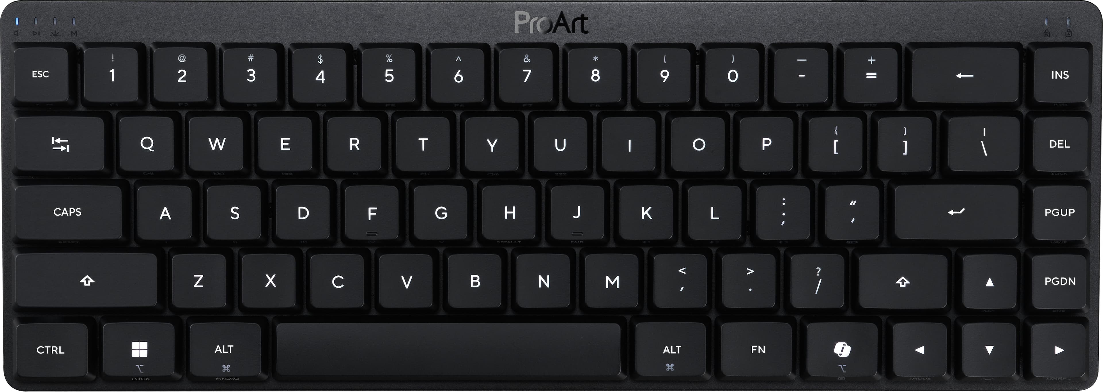 ASUS - ProArt KD300 65% Wireless Mechanical RGB Keyboard with RX Red Low-Profile Switches - Black