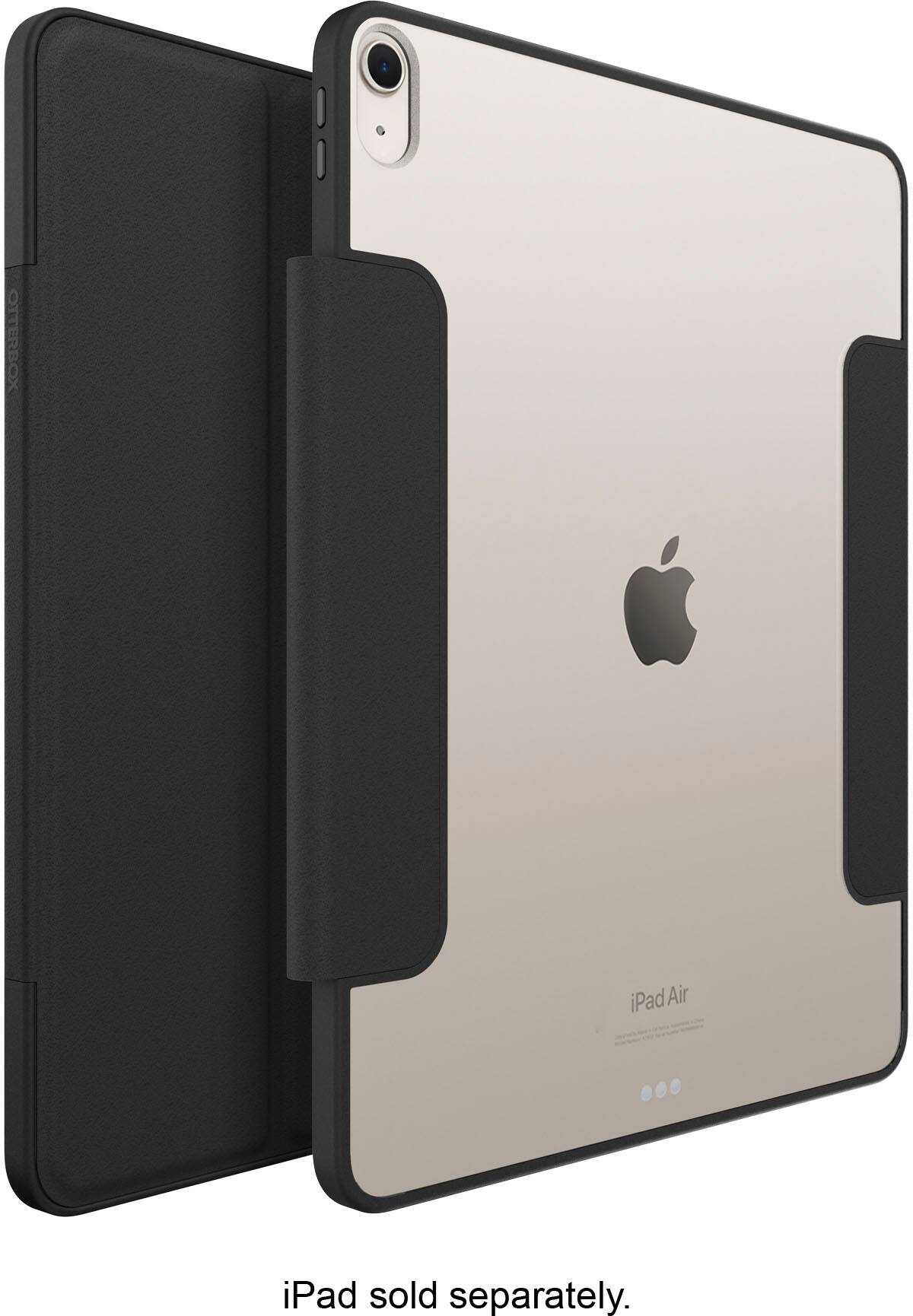 The text on the image reads "iPad Air iPad sold separately."