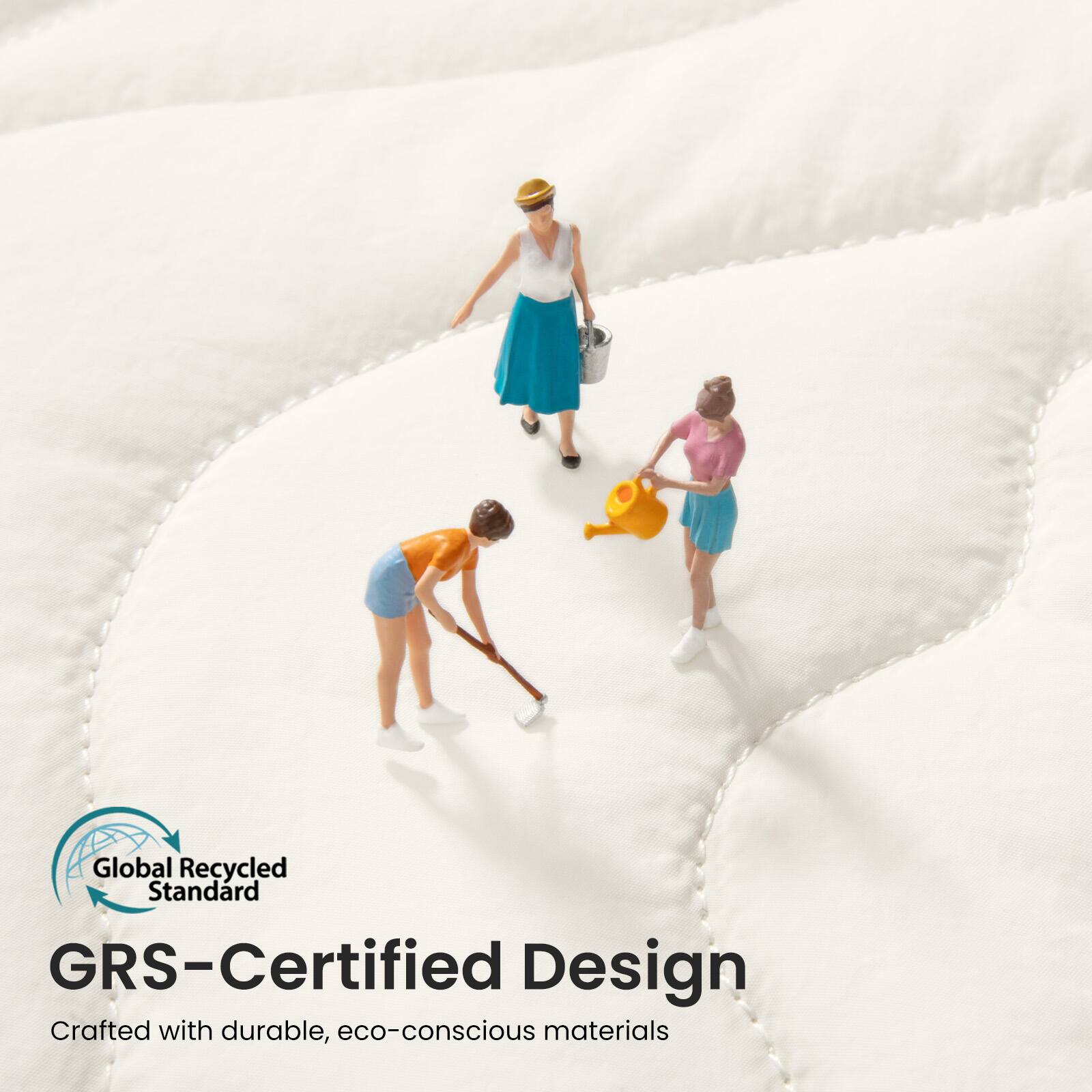 Global Recycled Standard  
GRS-Certified Design  
Crafted with durable, eco-conscious materials