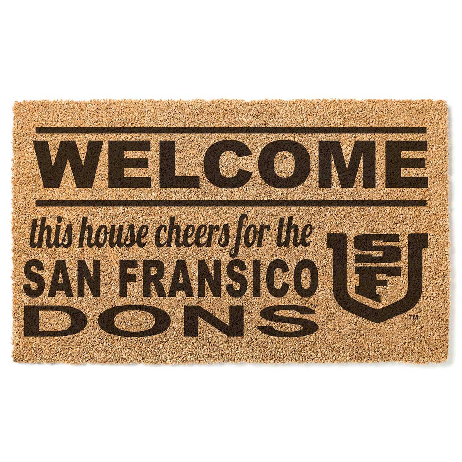 San Francisco Dons 18" x 30" Welcome Doormat