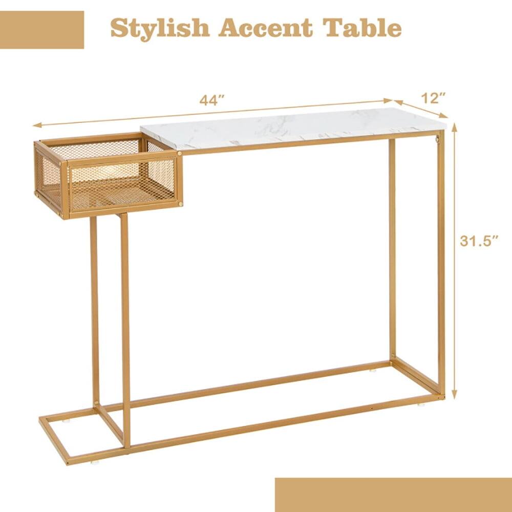 Stylish Accent Table  
44" x 12" x 31.5"