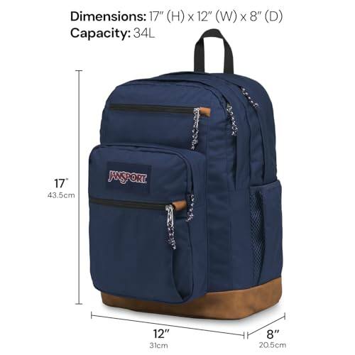 Dimensions: 17" (H) x 12" (W) x 8" (D)  
Capacity: 34L  

17" = 43.5cm  
12" = 31cm  
8" = 20.5cm