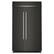 Alt View 2. KitchenAid - 30 Cu. Ft. Built-In Side-by-Side Refrigerator with Platinum Interior - Black Ore.