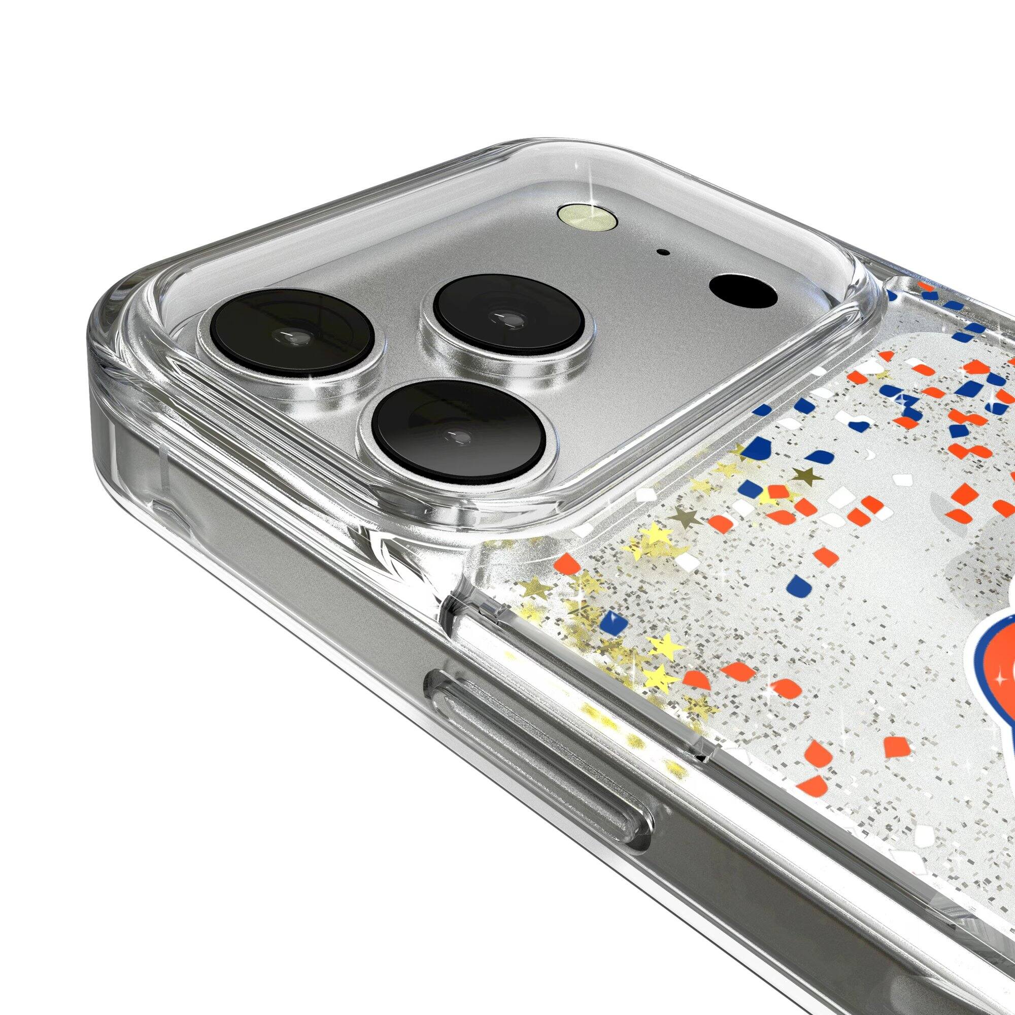 Alt View 2. Keyscaper - Florida Gators iPhone Glitter Confetti Design Case - 13 - Multicolor.