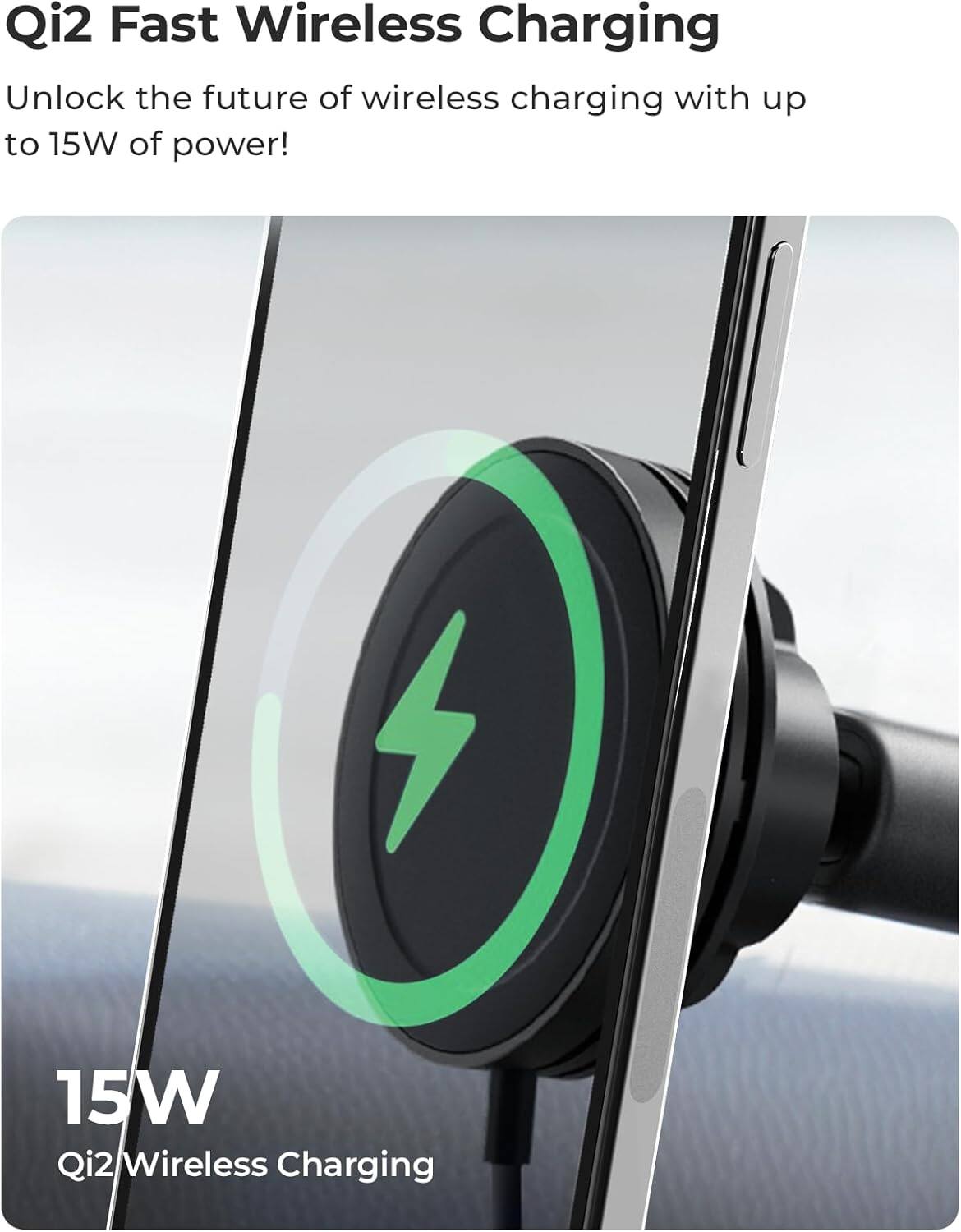 Qi2 Fast Wireless Charging Unlock the future of wireless charging with up to 15W of power!