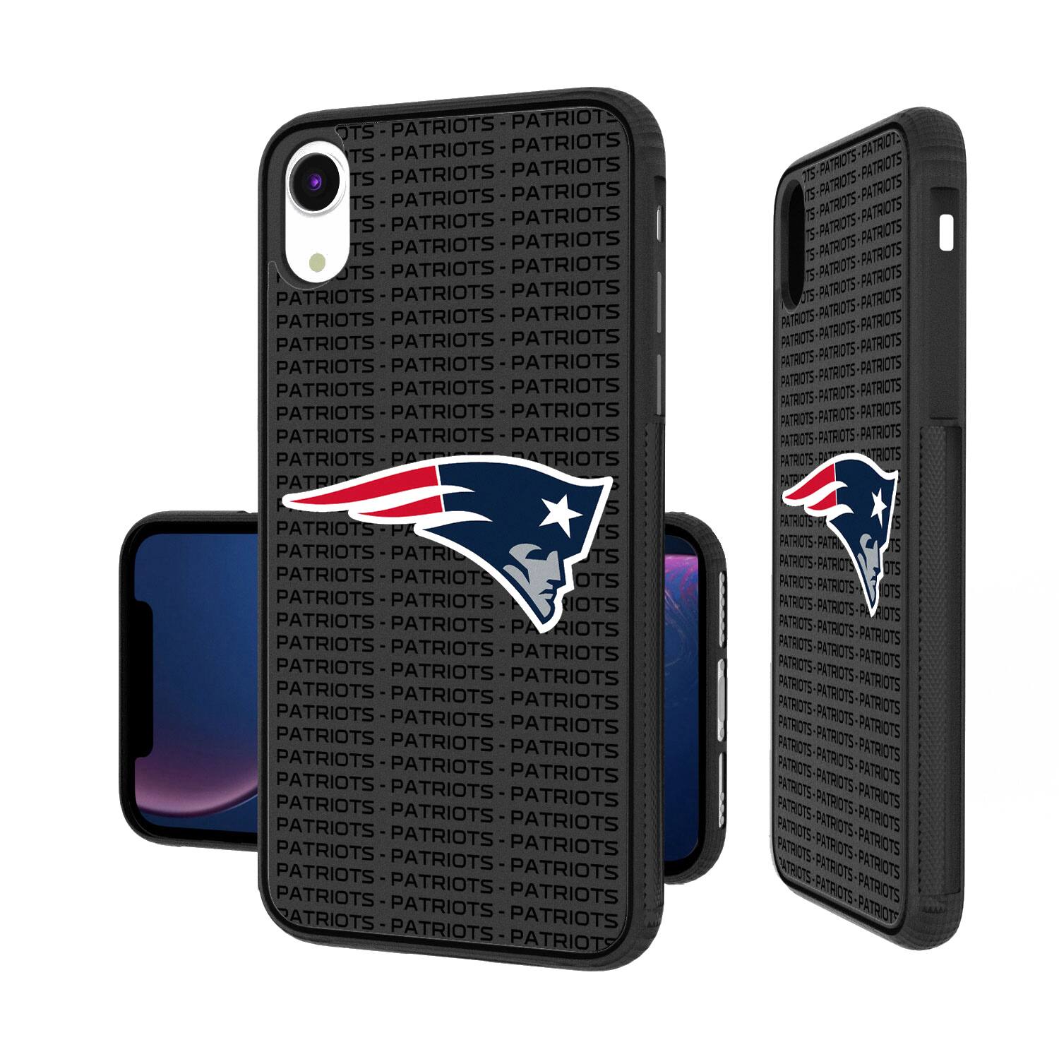 Keyscaper - NFL - New England Patriots - iPhone Text Backdrop Design Bump Case - 15 Pro Max - Multicolor price history on PriceWatchPro
