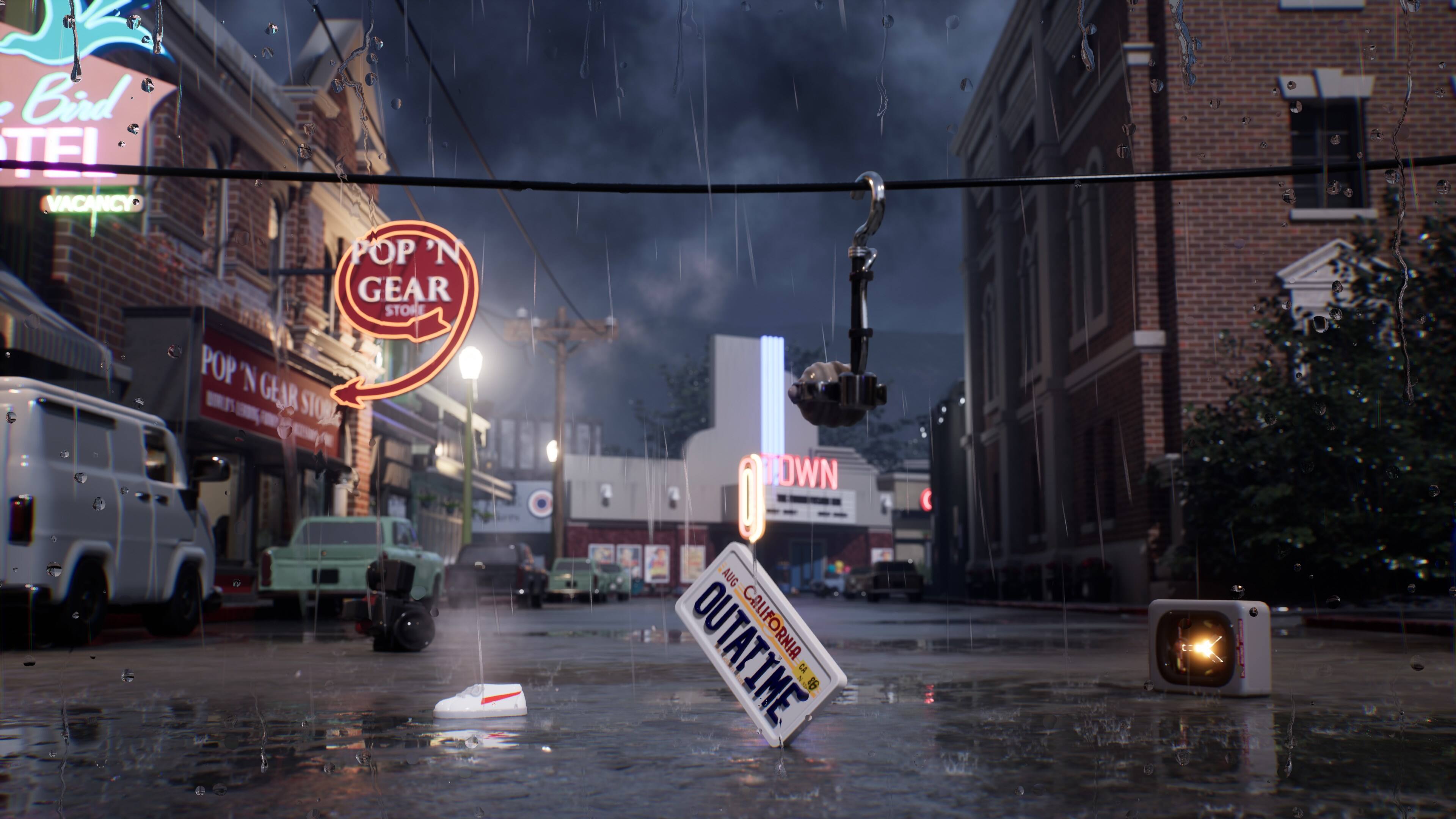 POP 'N GEAR STORE VACANCY CALIFORNIA 8 OUT ATIME