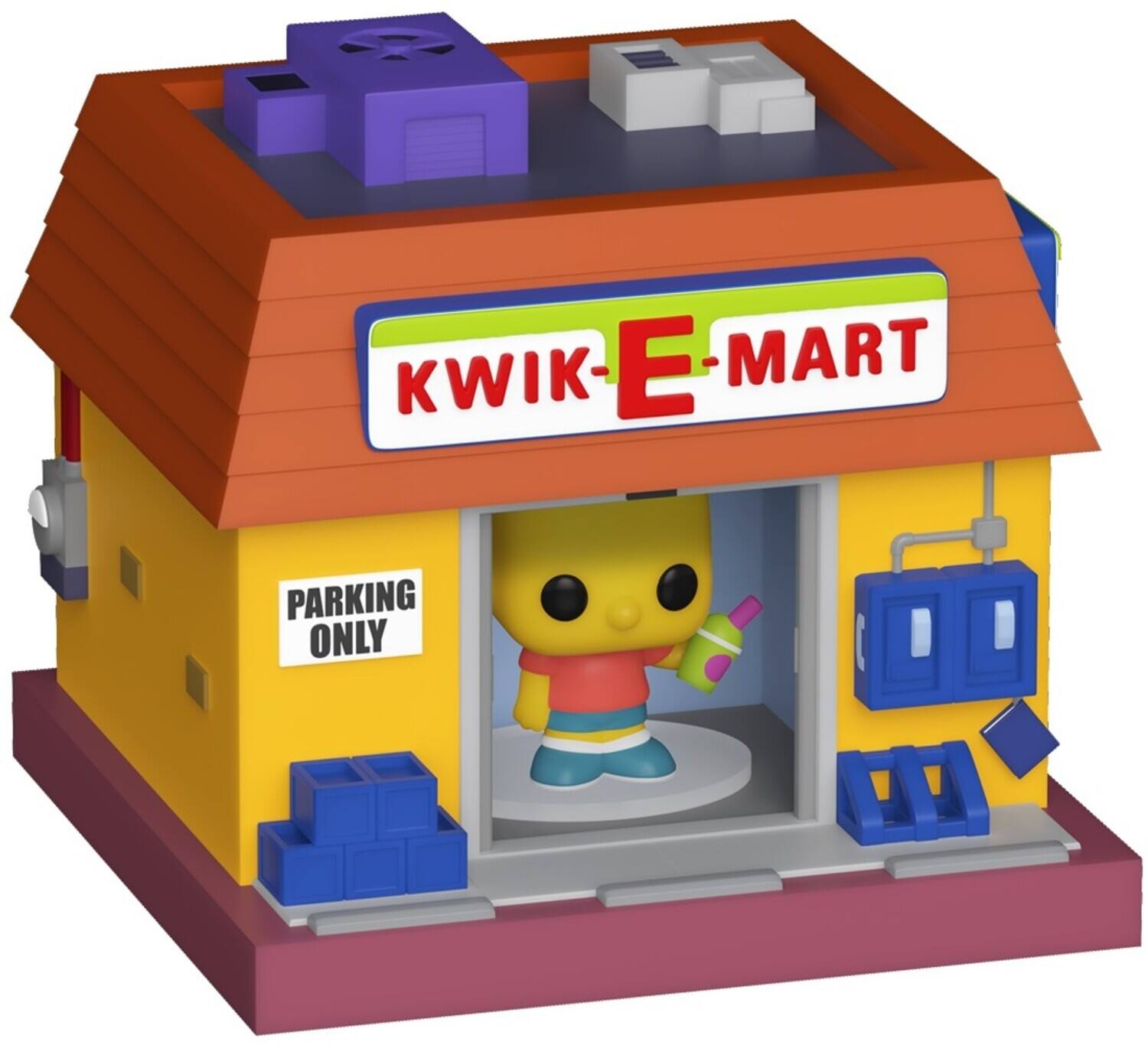 Photos - Action Figures / Transformers Funko Bitty POP! Town: Simpsons - Kwik-E-Mart - Collectibles - Multicolor