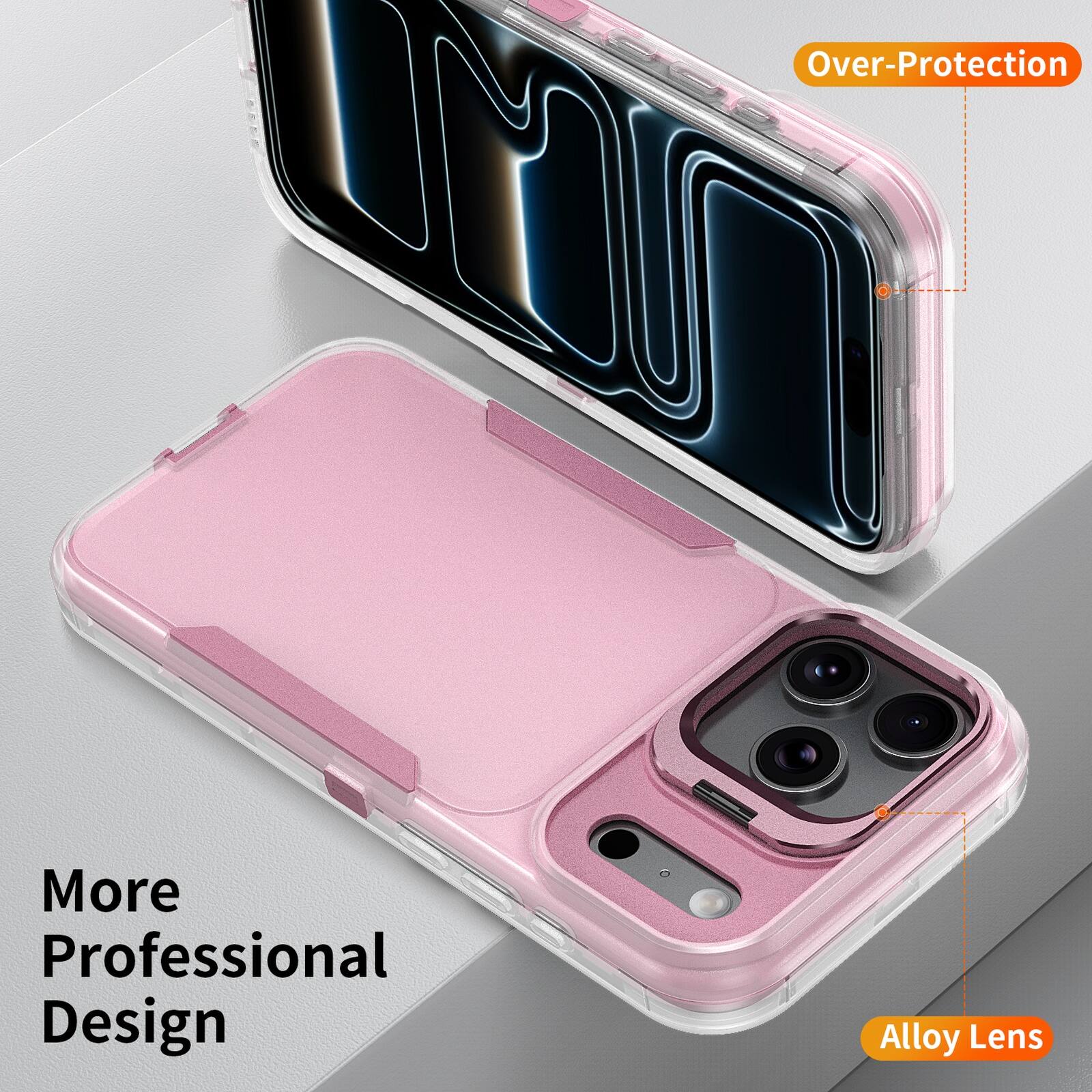 Over-Protection  
More Professional Design  
Alloy Lens