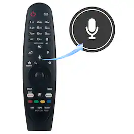 VINABTY - New AN-MR650A Voice Replaced Remote Control Fits for LG TV 43UJ6560 49UJ6500 65UJ6580 OLED55B7A 49UJ6560 49UJ7700 - Black