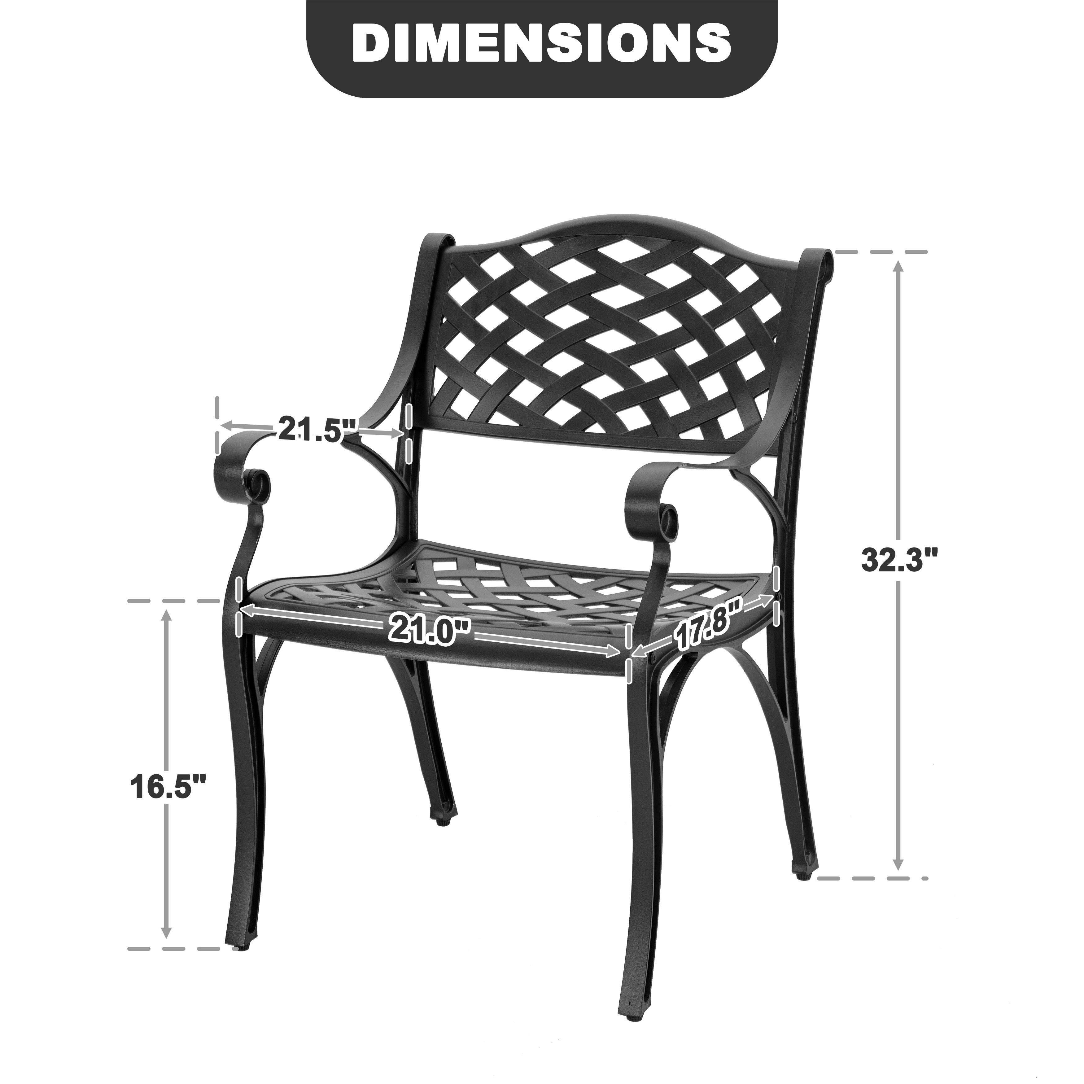 DIMENSIONS 21.5" 21.0" 17.8" 32.3" 16.5"