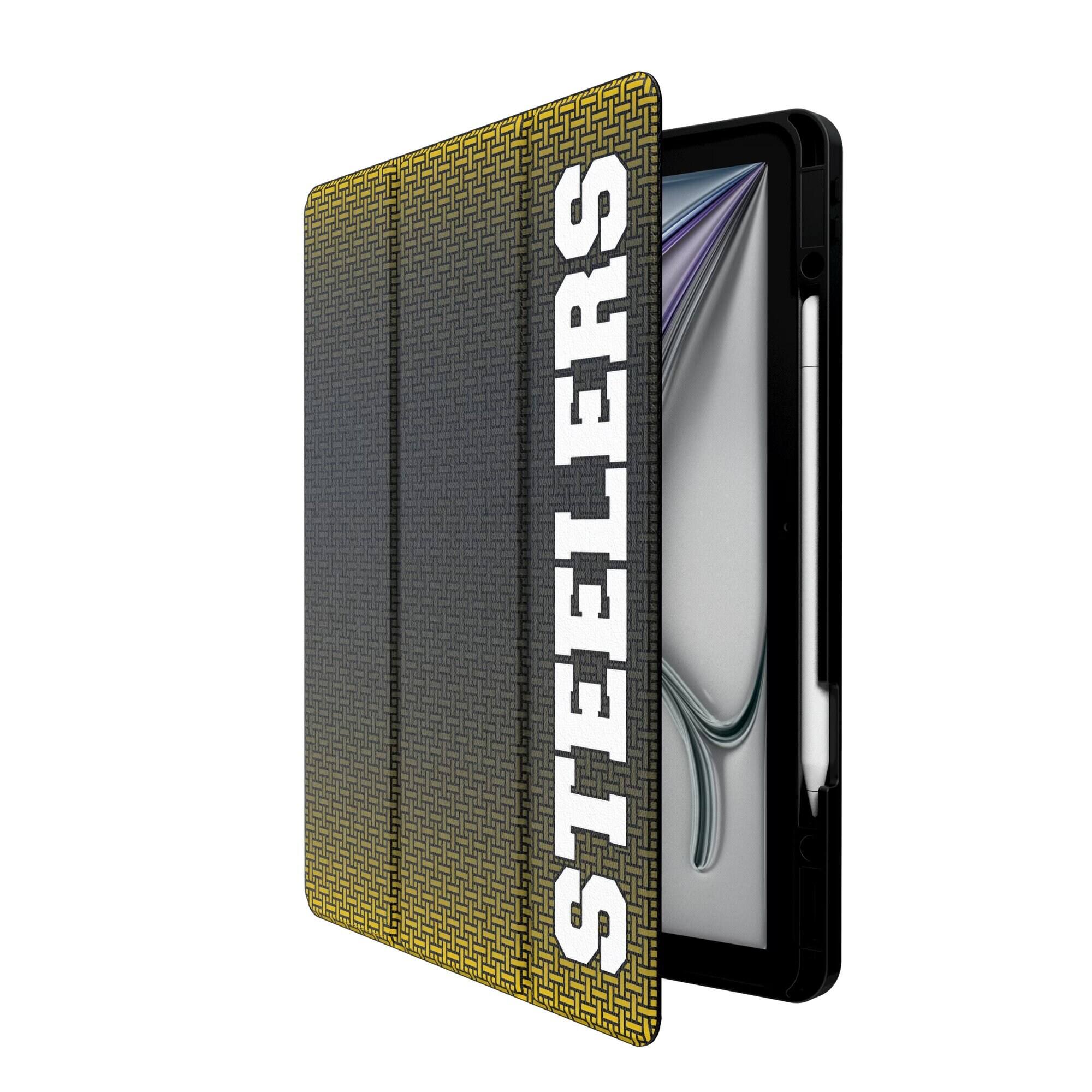 Alt View 1. Keyscaper - Pittsburgh Steelers iPad Case - 13in Air M2 - Black.