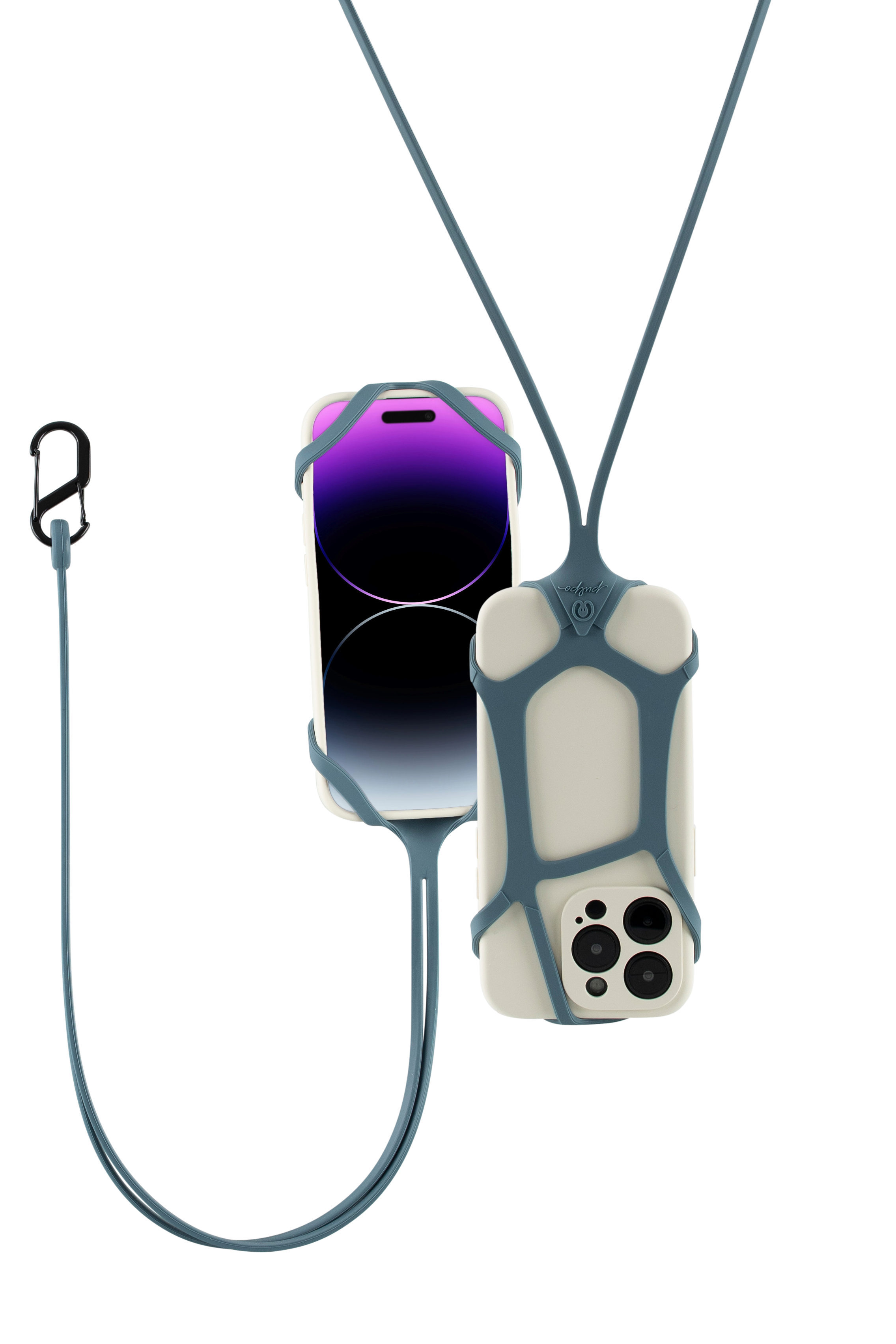 Pulpo Leash - Pulpo Safety Cell Phone Lanyard Grey - Gray