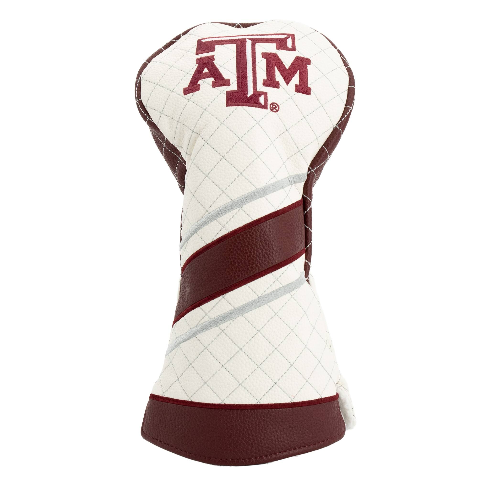 Team Golf - Texas A&M Aggies Striped Quilted Driver Headcover - Multicolor