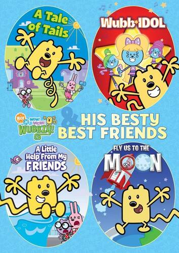 Front. Wubbzy and His Besty Best Friends 4-Pack   - DVD.