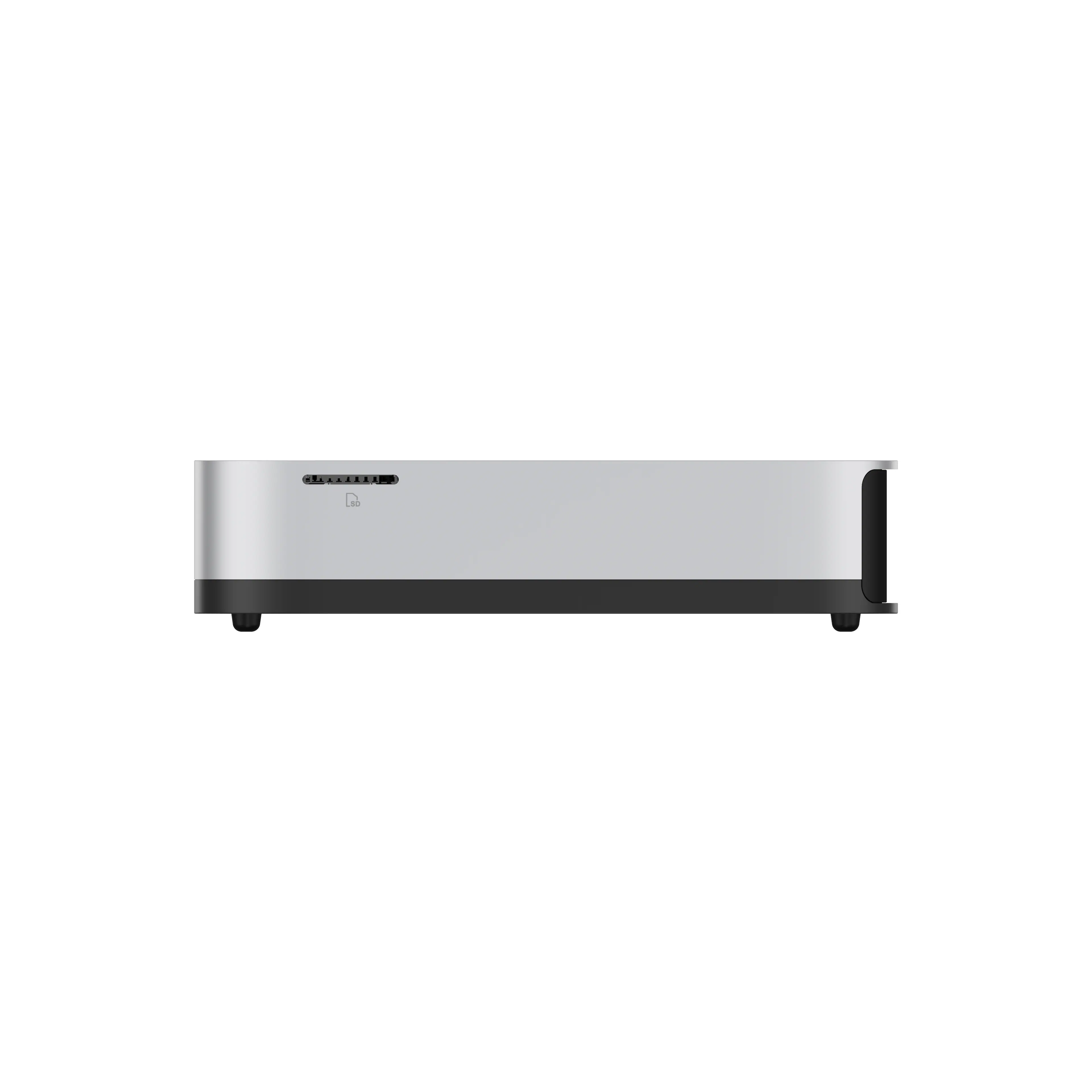 Alt View 1. Minisforum - Minisforum - AI X1 Pro Mini Desktop PC- AMD Ryzen™ AI 9 HX 370-32GB RAM + 1TB SSD - Silver.