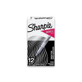 Sharpie - Permanent Marker, Fine Tip, Dozen - Silver Metallic