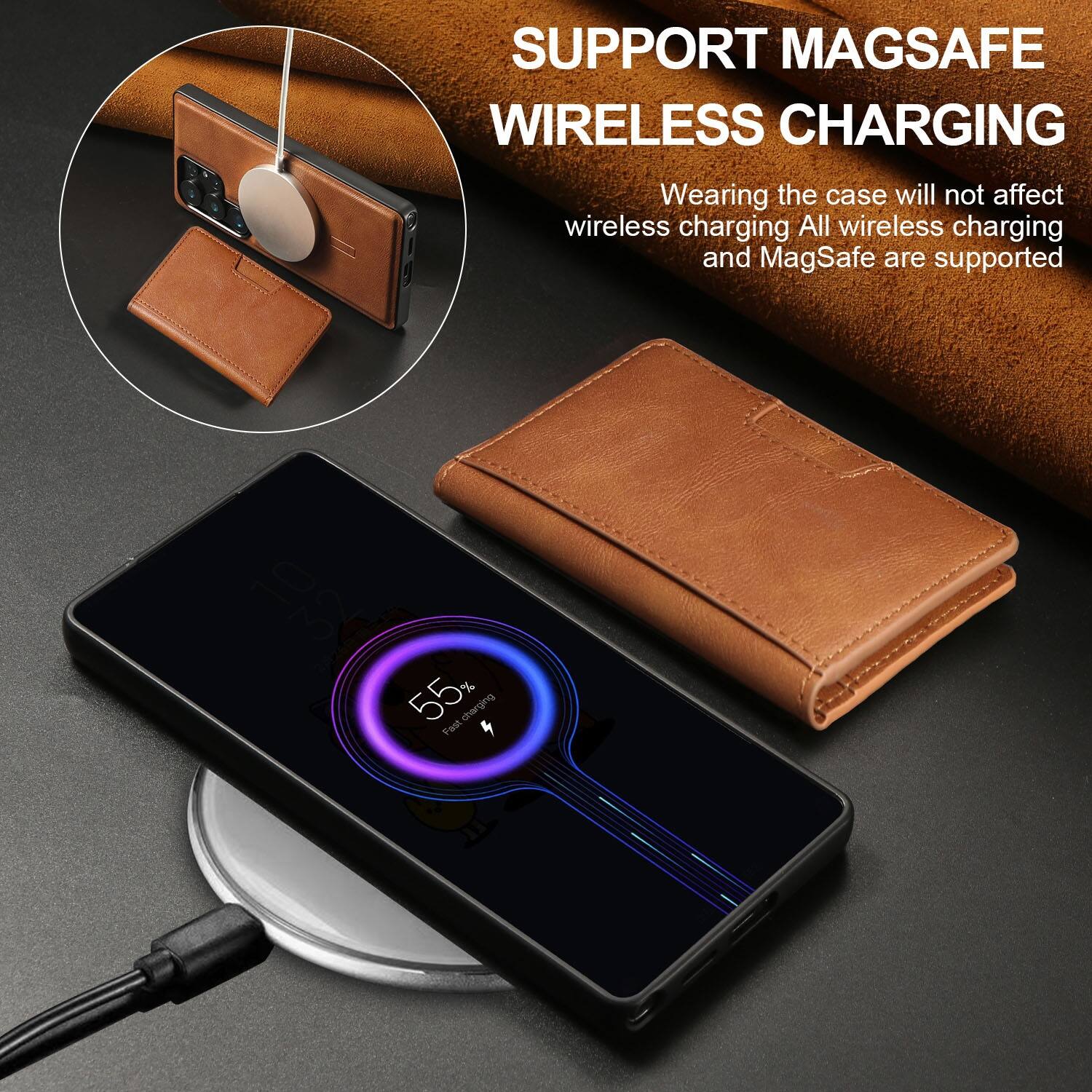 SUPPORT MAGSAFE WIRELESS CHARGING  
Wearing the case will not affect wireless charging. All wireless charging and MagSafe are supported.  
55% Fast charging