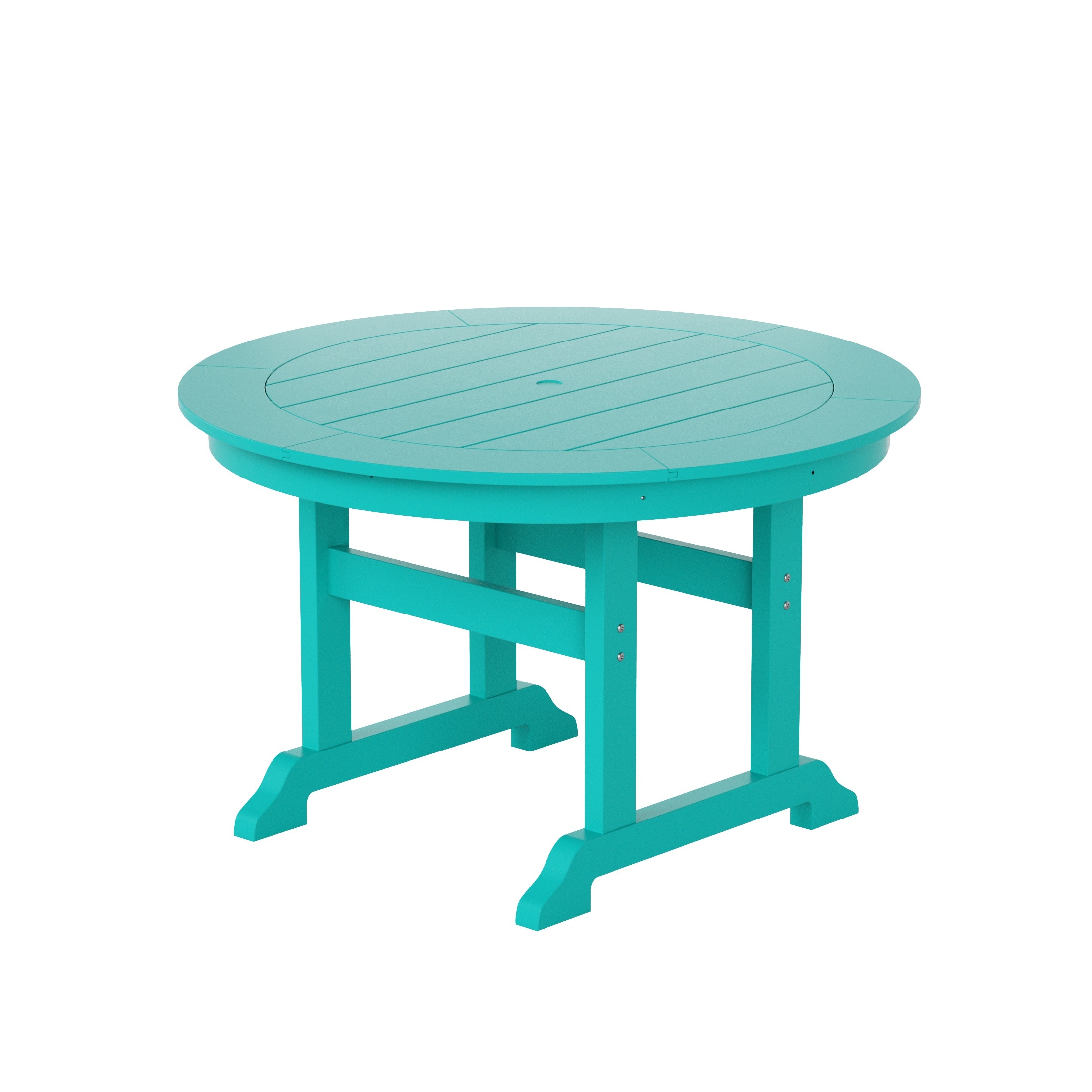 "WestinTrends - Malibu 47"" Outdoor Patio Round Dining Table - Turquoise" price history on PriceWatchPro