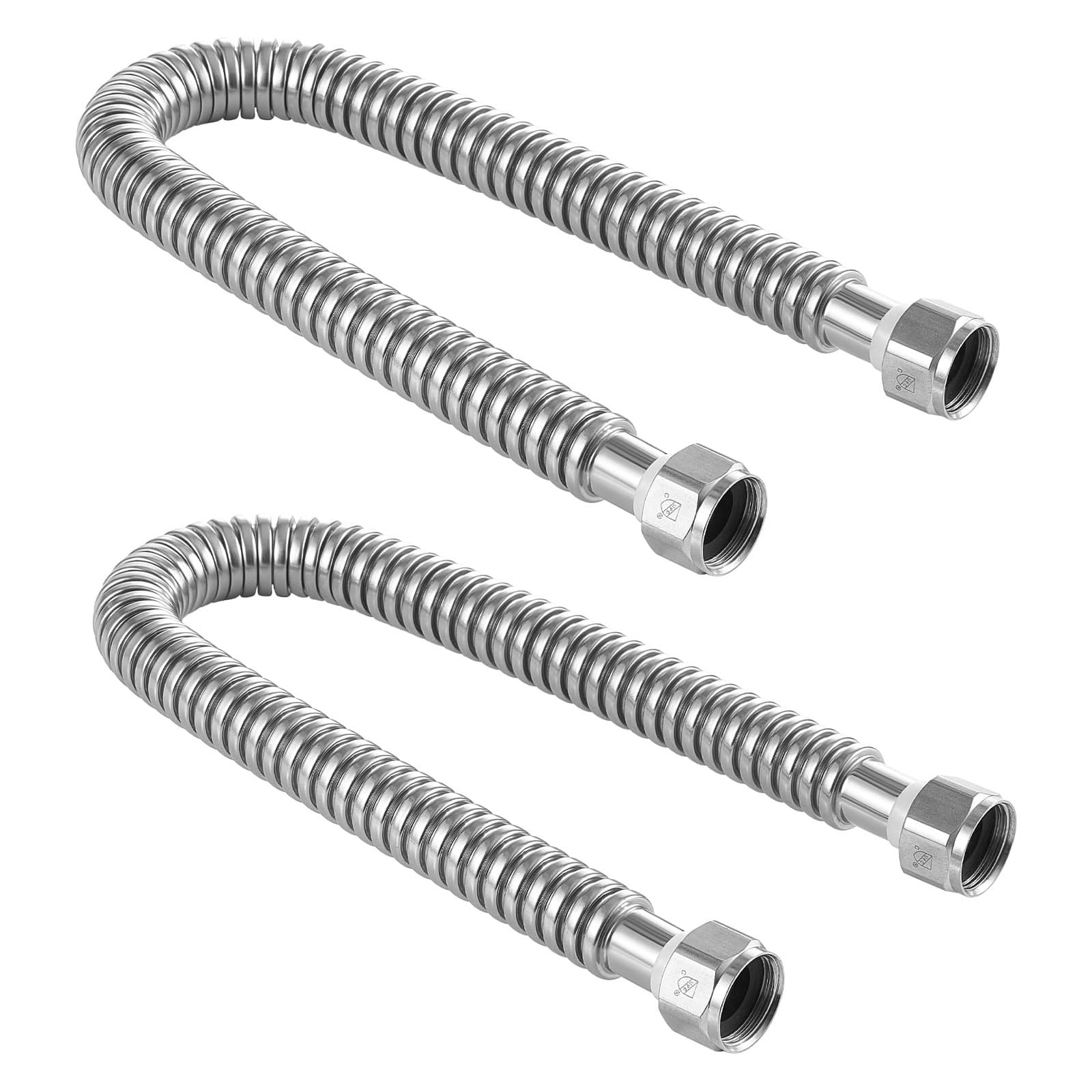 VEVOR - Water Heater Kit, 24 Inch Length Water Heater Flex Connector, Waters Heaters Installation Kit - Silver price history on PriceWatchPro