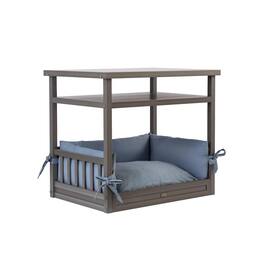 New Age Pet - ECOFLEX Dog Bed Nightstand-Grey - Gray