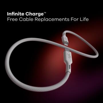 Infinite Charge™  
Free Cable Replacements For Life