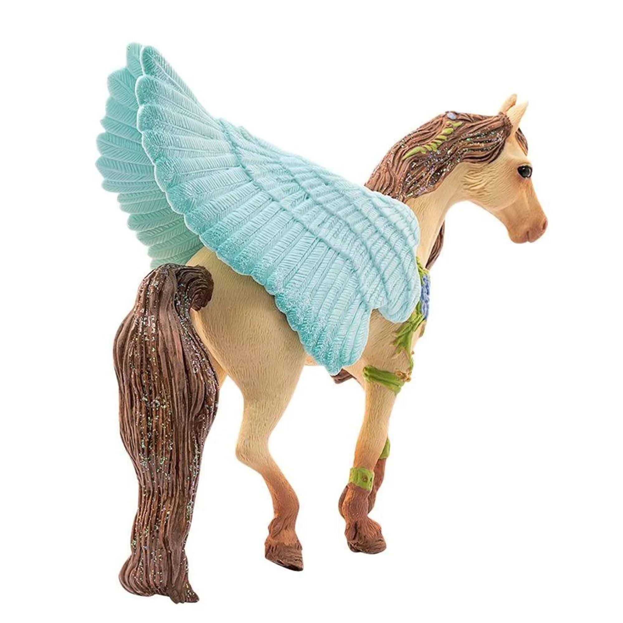 Alt View 5. Schleich - Schleich Decorated Pegasus Stallion Figure | 5.9 x 3.2 x 7.1 Inches - Multi-Color.