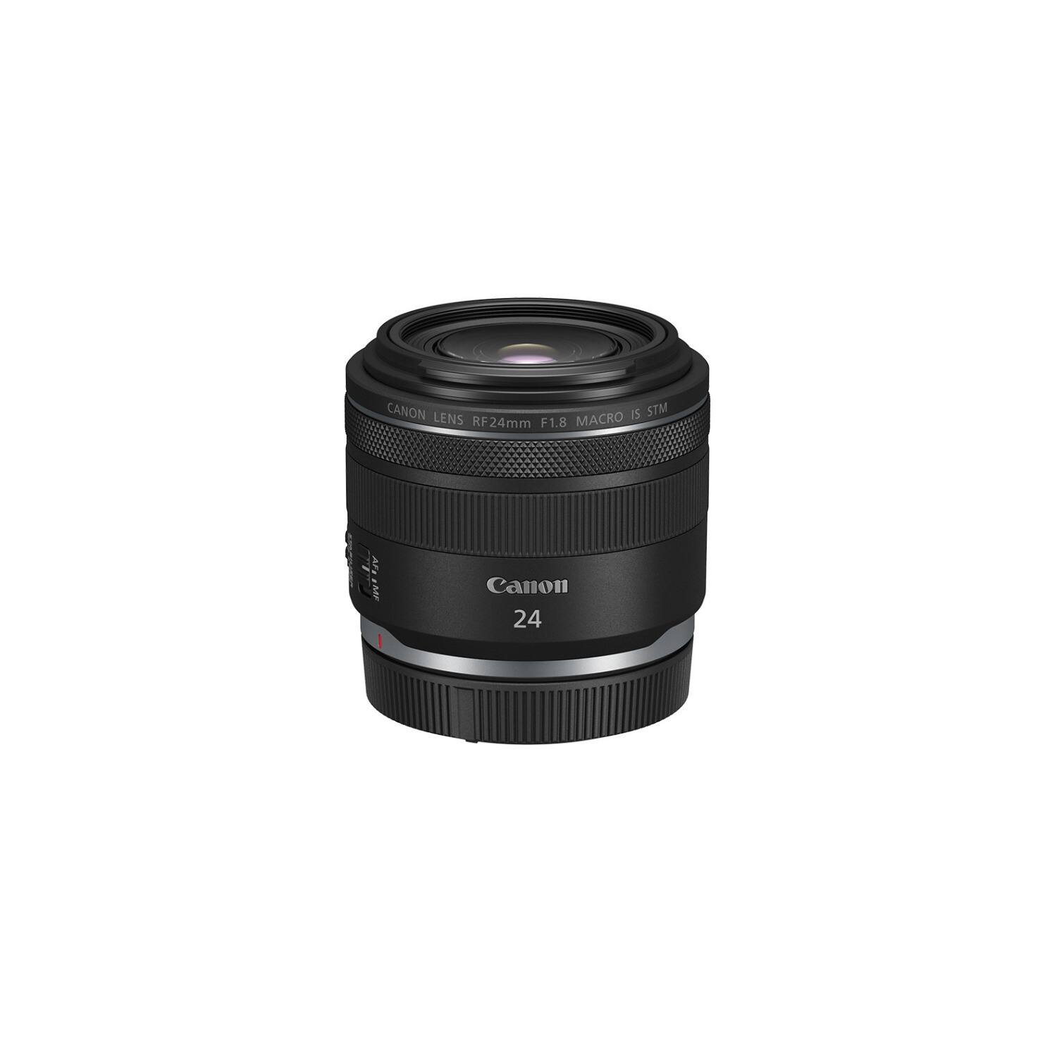 Canon RF 24mm f/1.8 Macro IS STM Lens with Weatherproof Hard Case