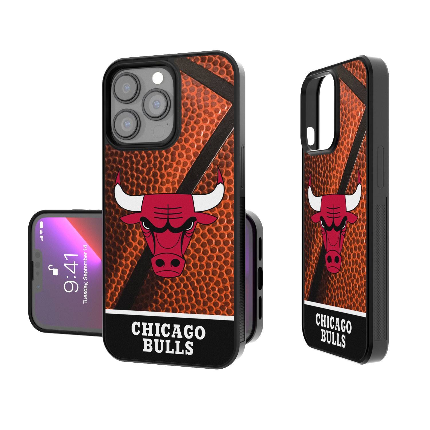 Keyscaper NBA Chicago Bulls Basketball Design iPhone Bump Case 15 Pro — free download
