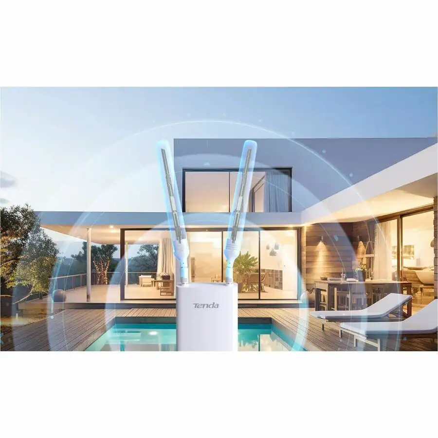 Alt View 8. Tenda - Tenda OAP1200 Dual Band Wi-Fi 5 IEEE 802.11 a/b/g/n/ac 1.14 Gbit/s Wireless Access Point - Indoor/Outdoor - 2.40 GHz, 5 - Black.