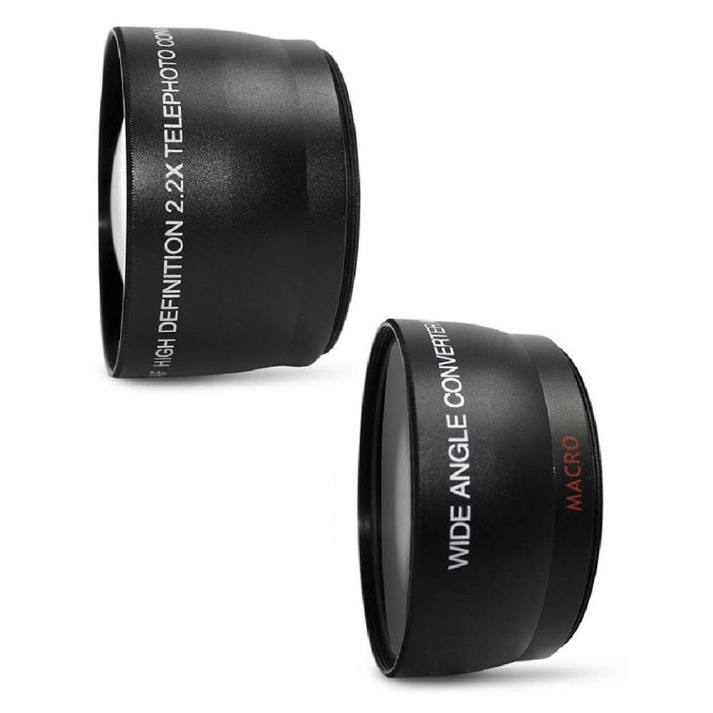 HIGH DEFINITION 2.2X TELEPHOTO CONVERTER  
WIDE ANGLE CONVERTER  
MACRO