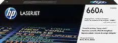 Sure, here is the corrected and grouped text:
---
**HP LASERJET**
**660A**
**W2004A**
**Imaging Drum / Tampour d'imagerie / Tampor de transferencia de imagen / 画像ドラム**
**Powerful printing. Energy smart.**
**Impression puissante. Économie énergétique.**
**Impresión potente. Consumo de energía inteligente.**
**HP LaserJet Enterprise**
**M751, M776, M856**
---
This text is from an HP LaserJet Enterprise product page and a toner cartridge label.