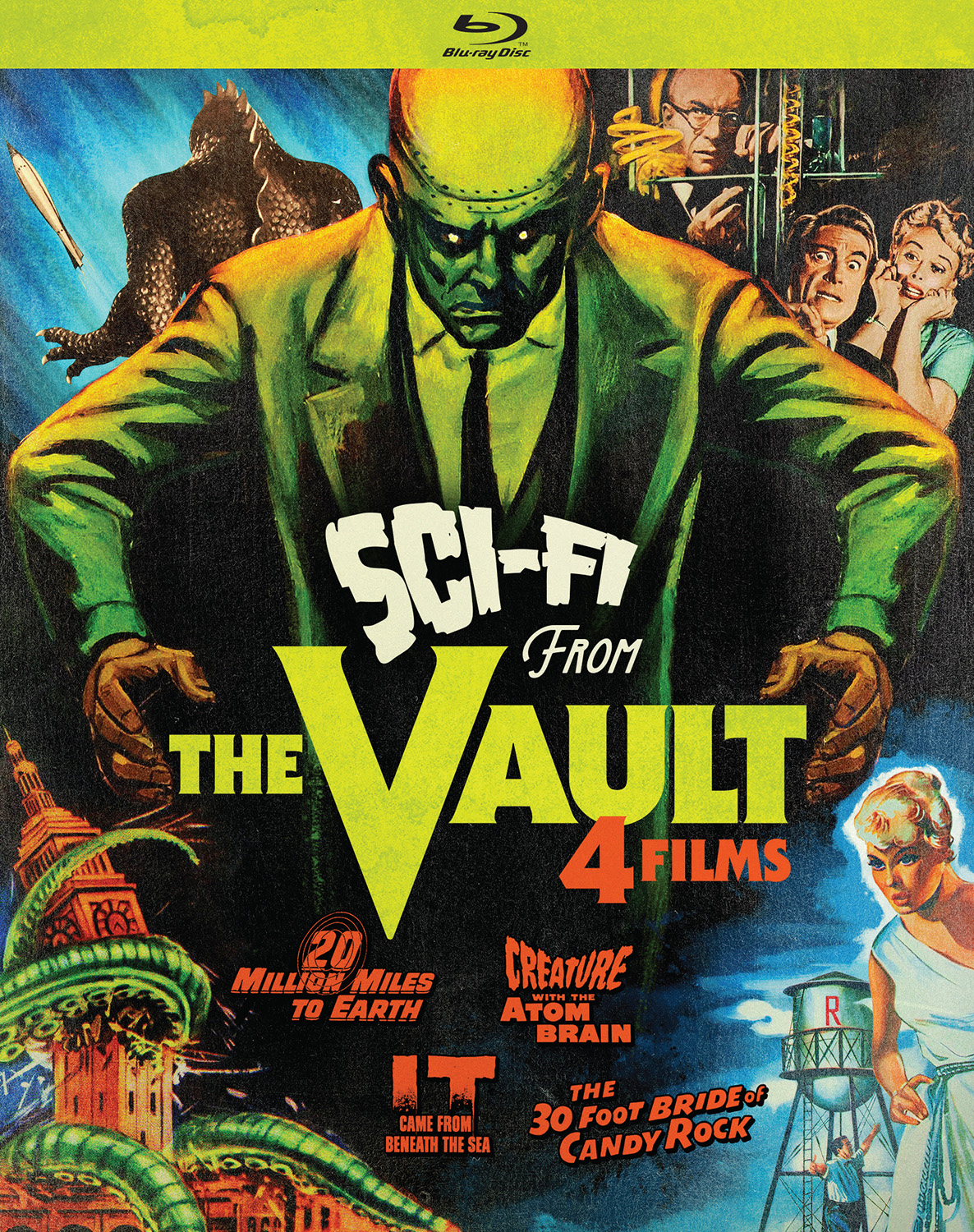 Planeet Kruipen onderschrift Sci-Fi From the Vault : 4 Classic Films [Blu-ray] - Best Buy