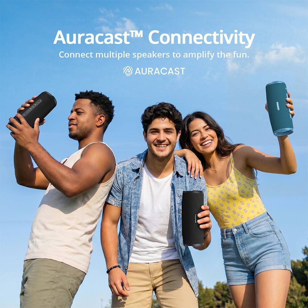 Auracast™ Connectivity  
Connect multiple speakers to amplify the fun.  
AURACAST