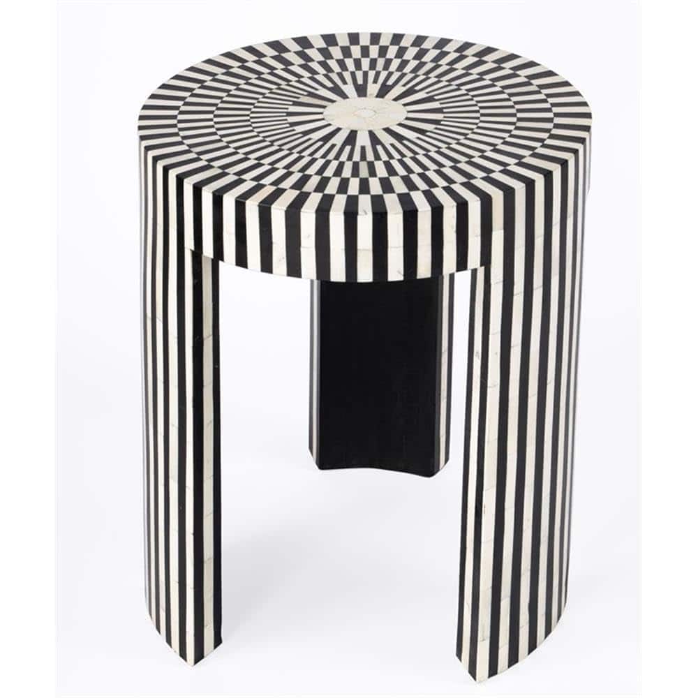 Butler Specialty - Rimma Bone Inlay Side Table - Black And White price history on PriceWatchPro