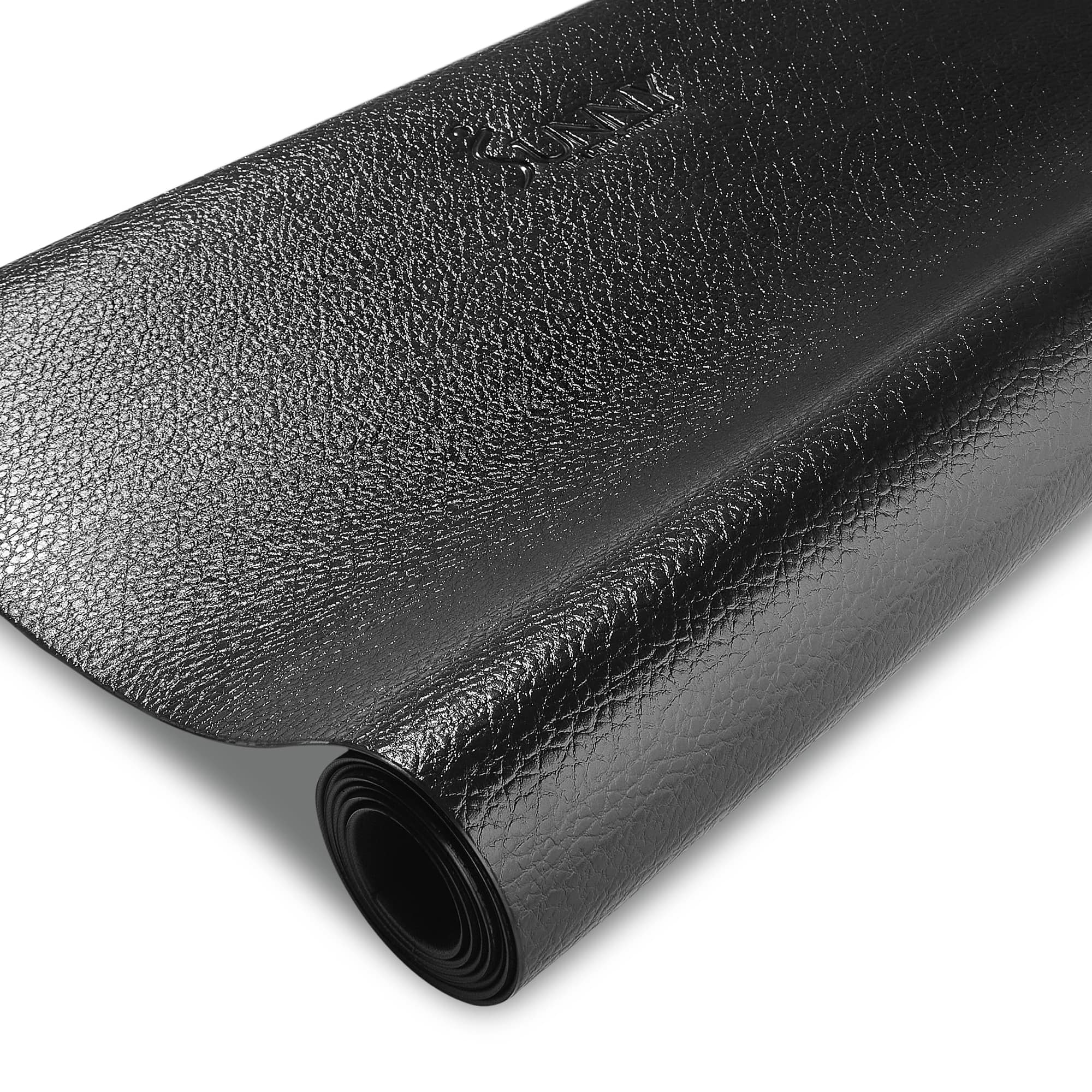 Sunny Health & Fitness - Home Gym Floor Protector Mat for Fitness & Exercise Equipment - Large - Black