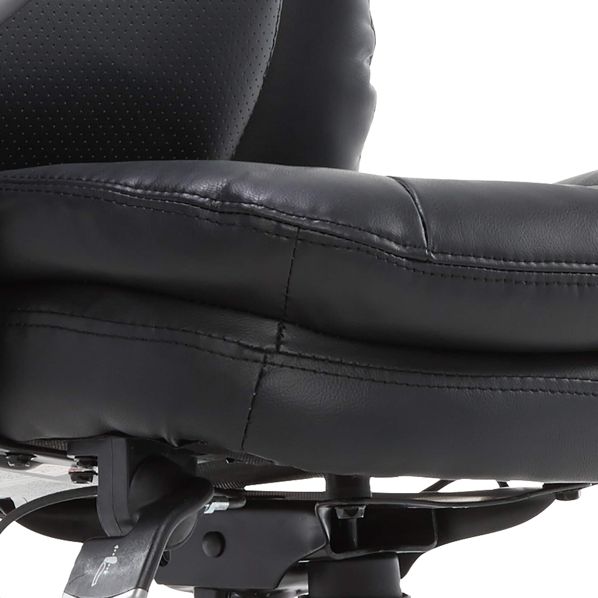 Alt View 14. Serta - AIR Health & Wellness Mid-Back Manager's Chair - Black.
