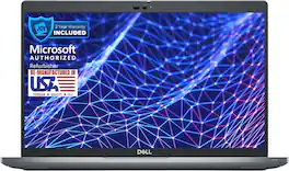 Dell - Latitude 5430 14" Refurbished Laptop - Intel 12th Gen i7-1265U with 16GB RAM - Intel Iris Xe Graphics - 512GB SSD - Dark Gray
