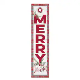 Jardine - Loyola Marymount Lions 12'' x 48'' Outdoor Merry Christmas Leaner - White