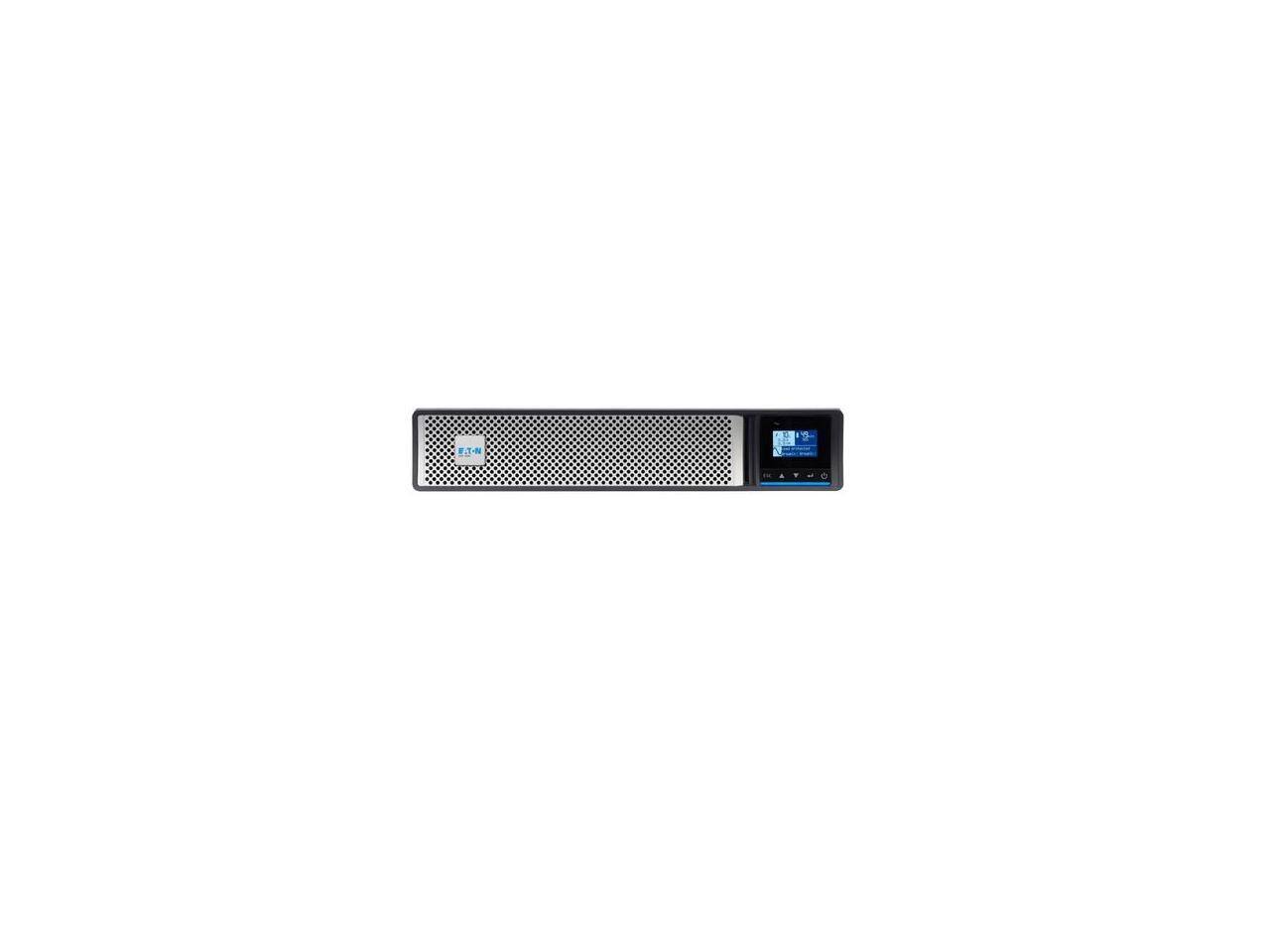 Eaton - 5PX1500RTG2 1440VA 120V UPS - 8 Outlets, Cybersecure, Extended Run, 2U Rack/Tower - Black