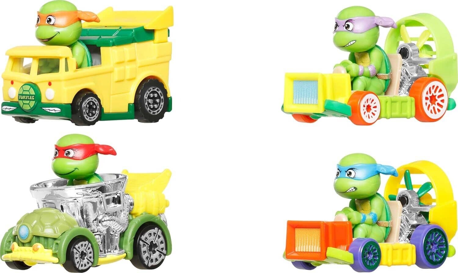 Mattel - Hot Wheels Racerverse Tmnt 4-Pack - COLLECTABLES - Multicolor