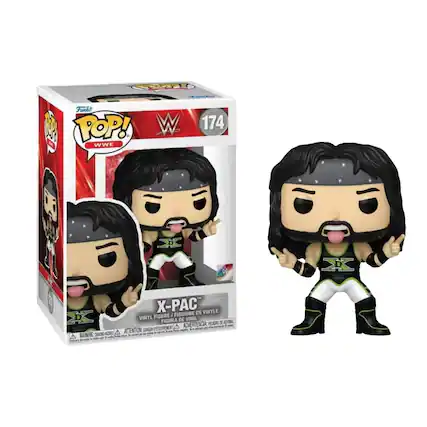 E Tunko Funko Pop! W 174 WWE A X X-PAC EN VINYLE X FIGURE I FIGURINE VINYL DE VINIL FIGURA PELIGAO DE AGFRRA A ADVERTENDIA ATTENTION OR DINGEN DETUVEMENT 203 KOE A A RI E